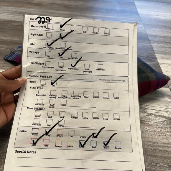 Vintage 90s Chaps Ralph Lauren Gray Tartan Plaid Mens Medium Long Sleeve‎ Polo - Picture 7 of 7